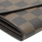 Louis Vuitton Ebene Sarah Wallet w/A.S Initials