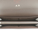 Louis Vuitton Ebene Sarah Wallet w/A.S Initials