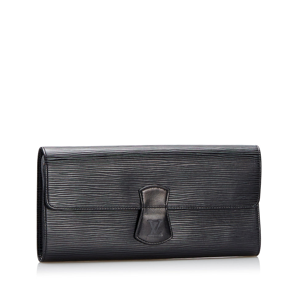 Louis Vuitton Rouleau Bijoux Jewelry Roll Black Epi