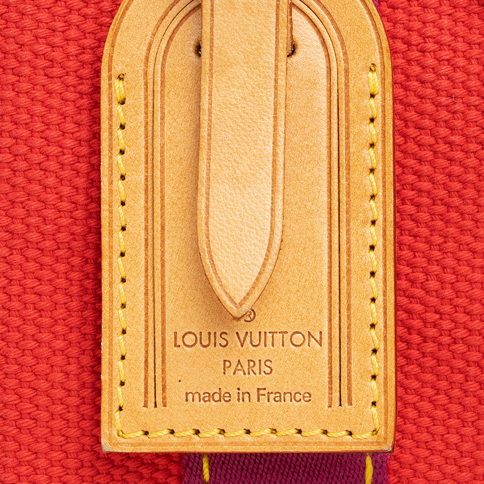 Louis Vuitton Canvas Antigua Cabas PM Tote (SHF-21092)