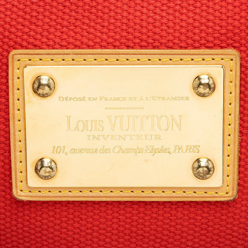 Louis Vuitton Canvas Antigua Cabas PM Tote (SHF-21092)