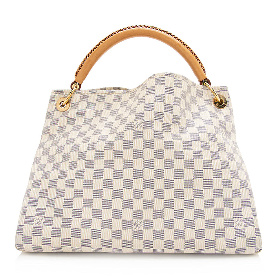 Louis Vuitton Damier Azur Artsy MM Shoulder Bag (SHF-20334)