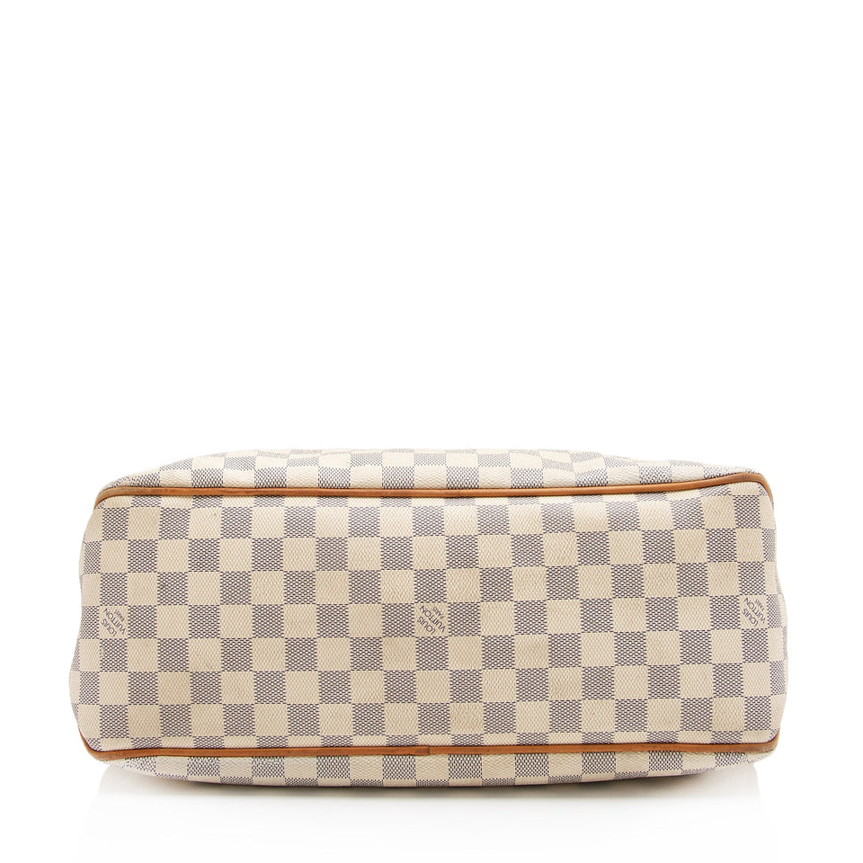 Louis Vuitton Damier Azur Delightful MM Shoulder Bag (SHF-23031)
