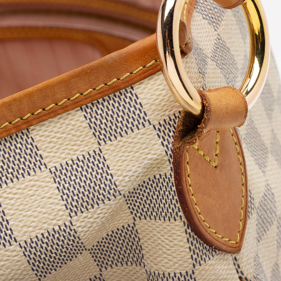 Louis Vuitton Damier Azur Delightful MM Shoulder Bag (SHF-23031)