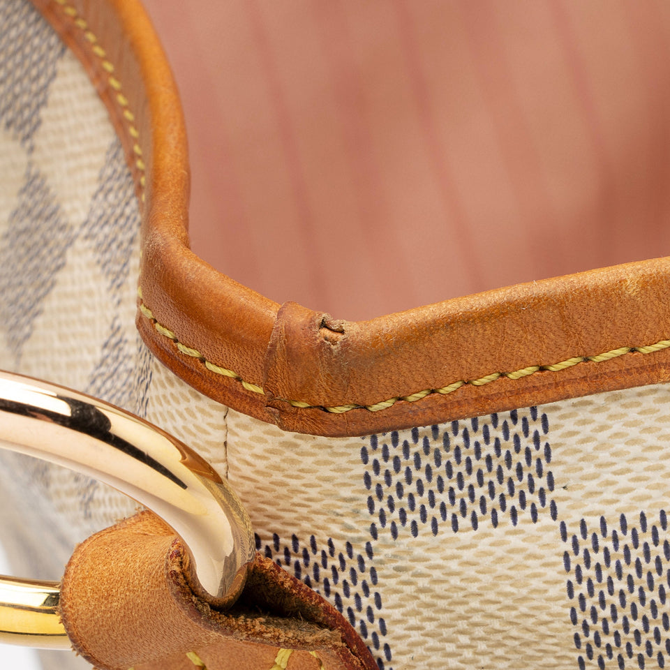 Louis Vuitton Damier Azur Delightful MM Shoulder Bag (SHF-23031)