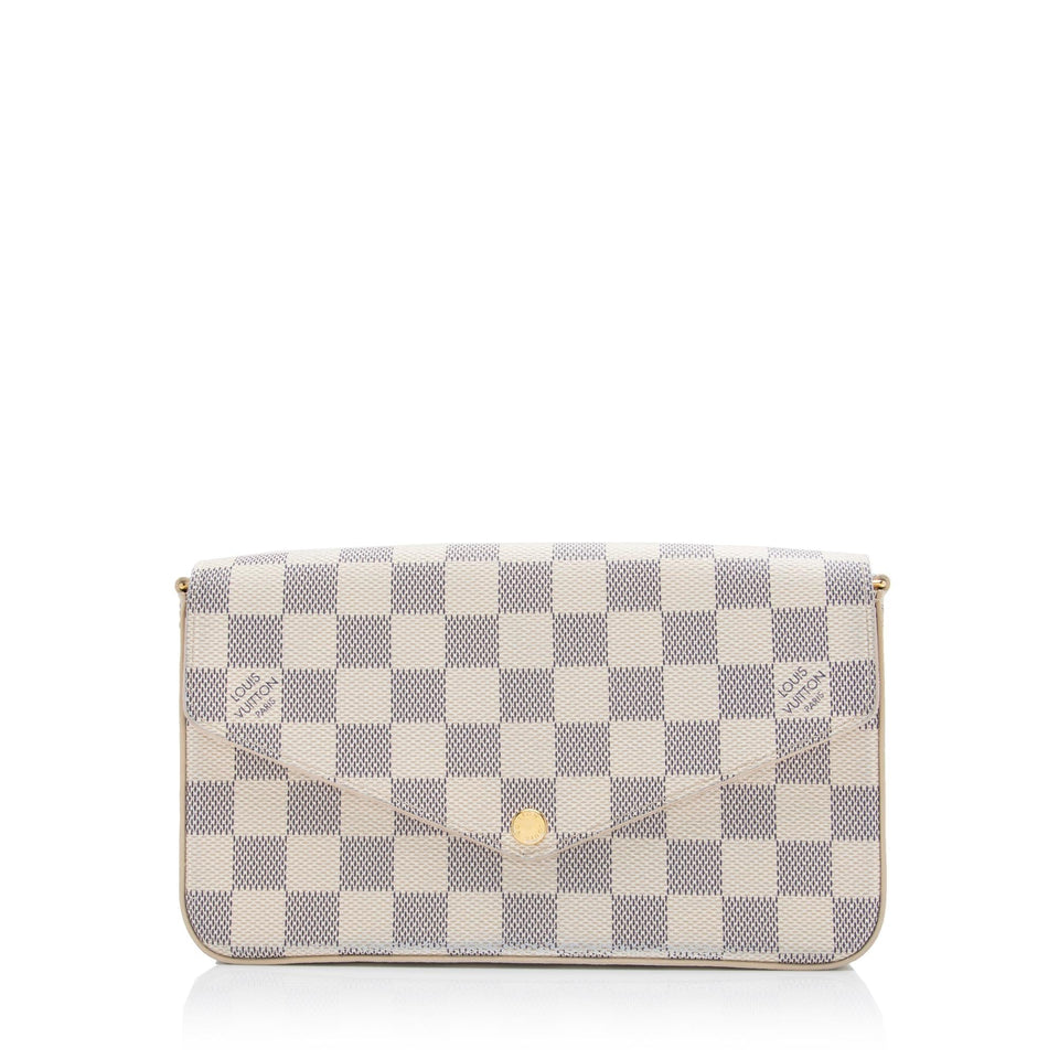 Louis Vuitton Damier Azur Felicie Pochette (SHF-PbG3In)