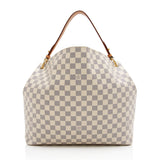Louis Vuitton Damier Azur Graceful MM Hobo (SHF-q1zhQp)