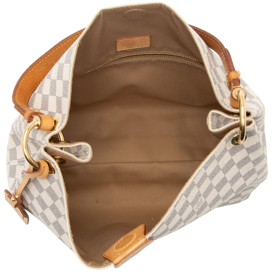 Louis Vuitton Damier Azur Graceful PM Hobo (SHF-4ndFPX)
