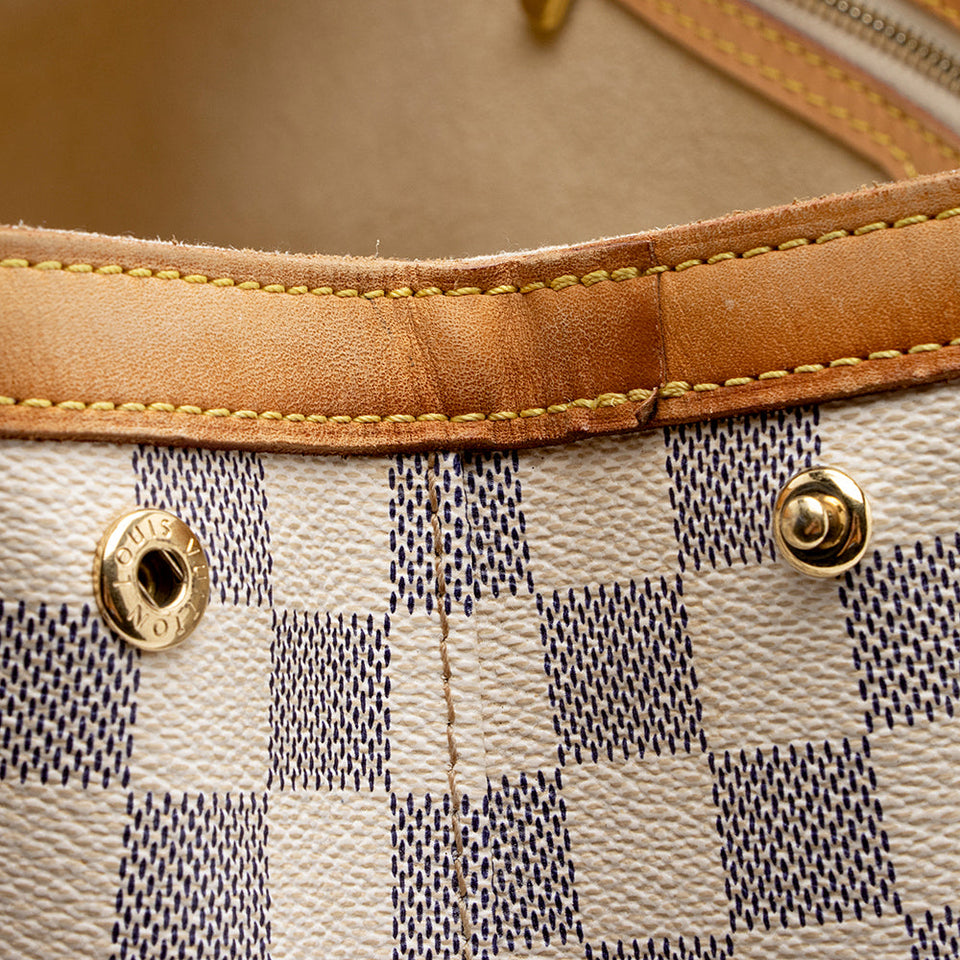 Louis Vuitton Damier Azur Hampstead MM Tote (SHF-21018)