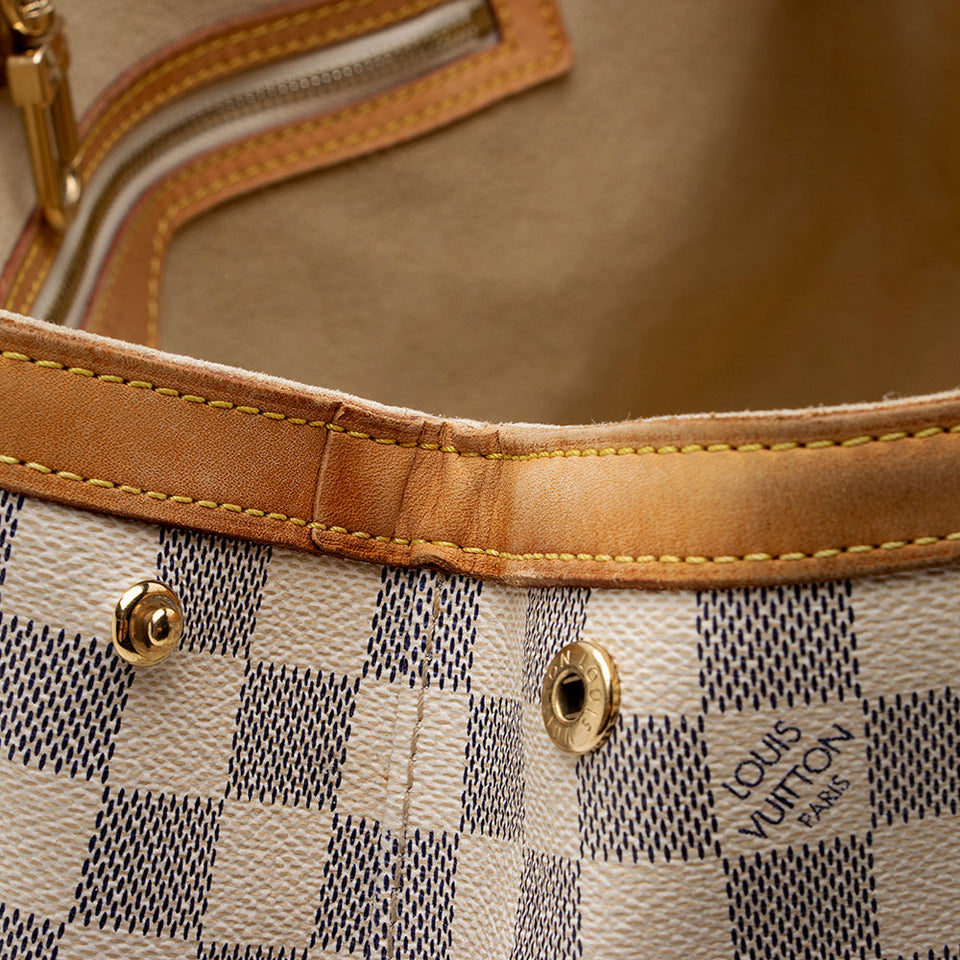 Louis Vuitton Damier Azur Hampstead MM Tote (SHF-21018)