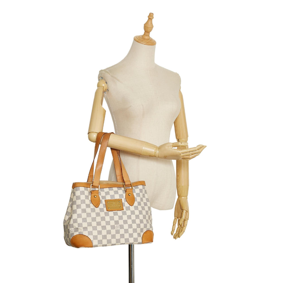 Louis Vuitton Damier Azur Hampstead PM (SHG-37862)