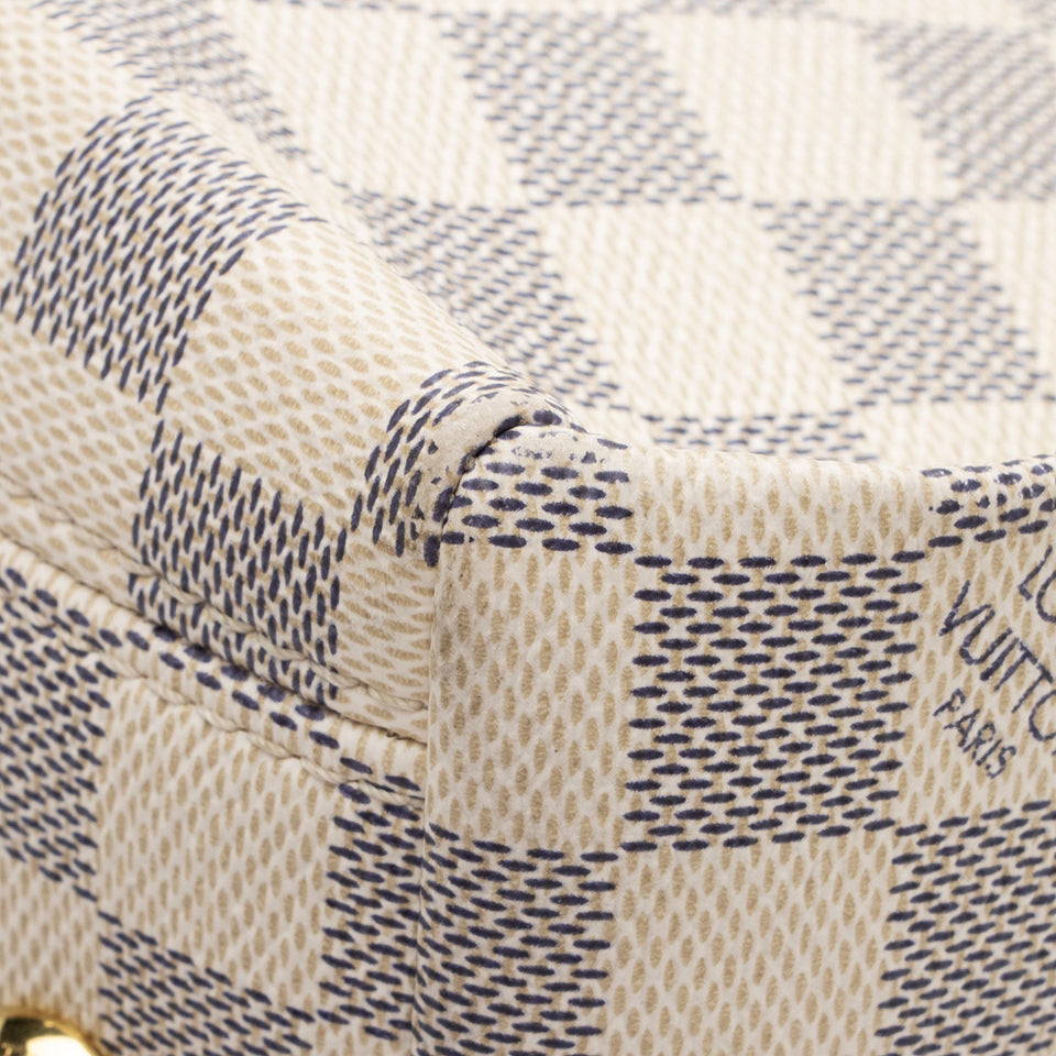 Louis Vuitton Damier Azur Lymington Tote (SHF-gbr1cz)
