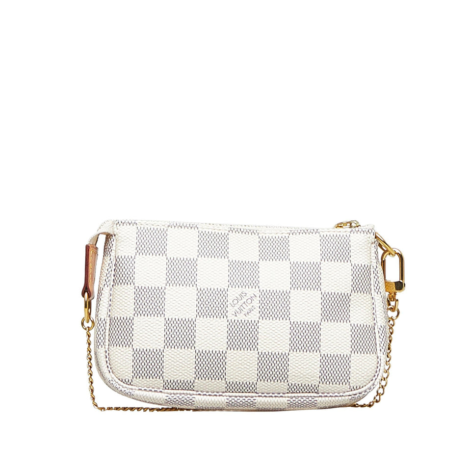 Louis Vuitton Damier Azur Mini Pochette Accessoires (SHG-1sdvQ6)