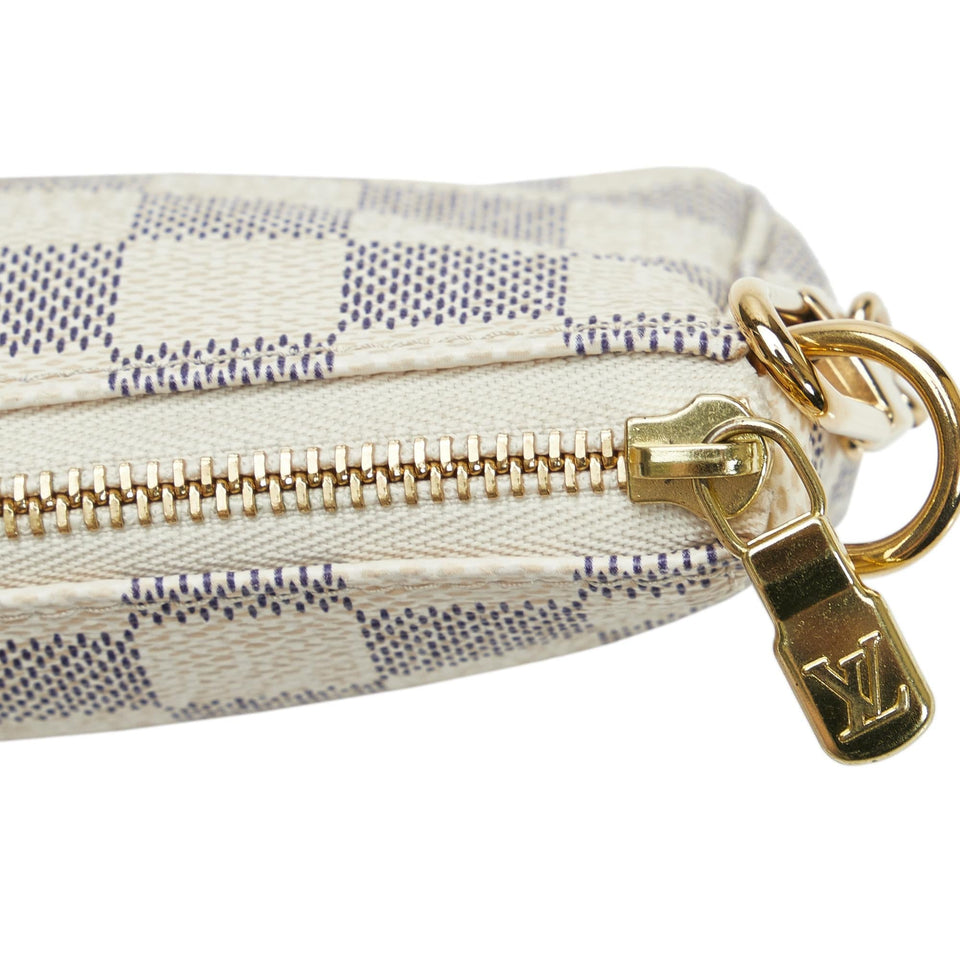 Louis Vuitton Damier Azur Mini Pochette Accessories (SHG-eG9Mdv)