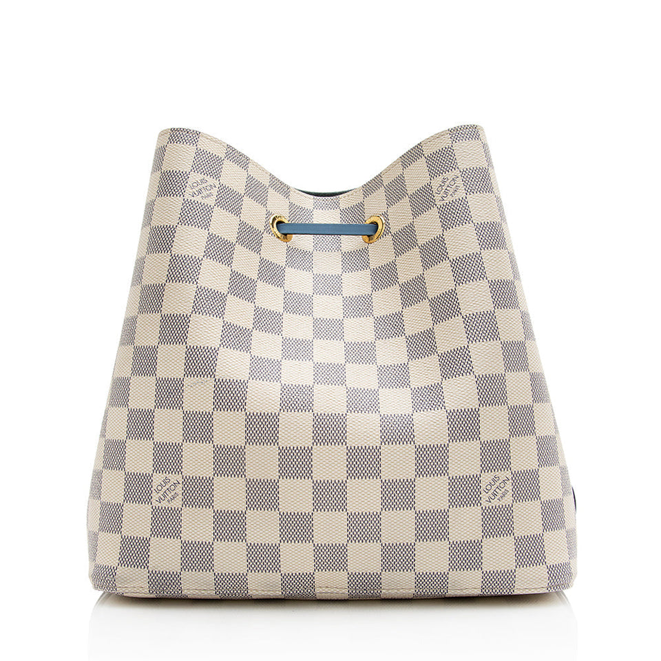 Louis Vuitton Damier Azur Neonoe Shoulder Bag (SHF-21425)