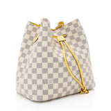 Louis Vuitton Damier Azur Neonoe Shoulder Bag (SHF-pp8w8h)