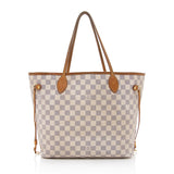 Louis Vuitton Damier Azur Neverfull MM Tote (SHF-19519)