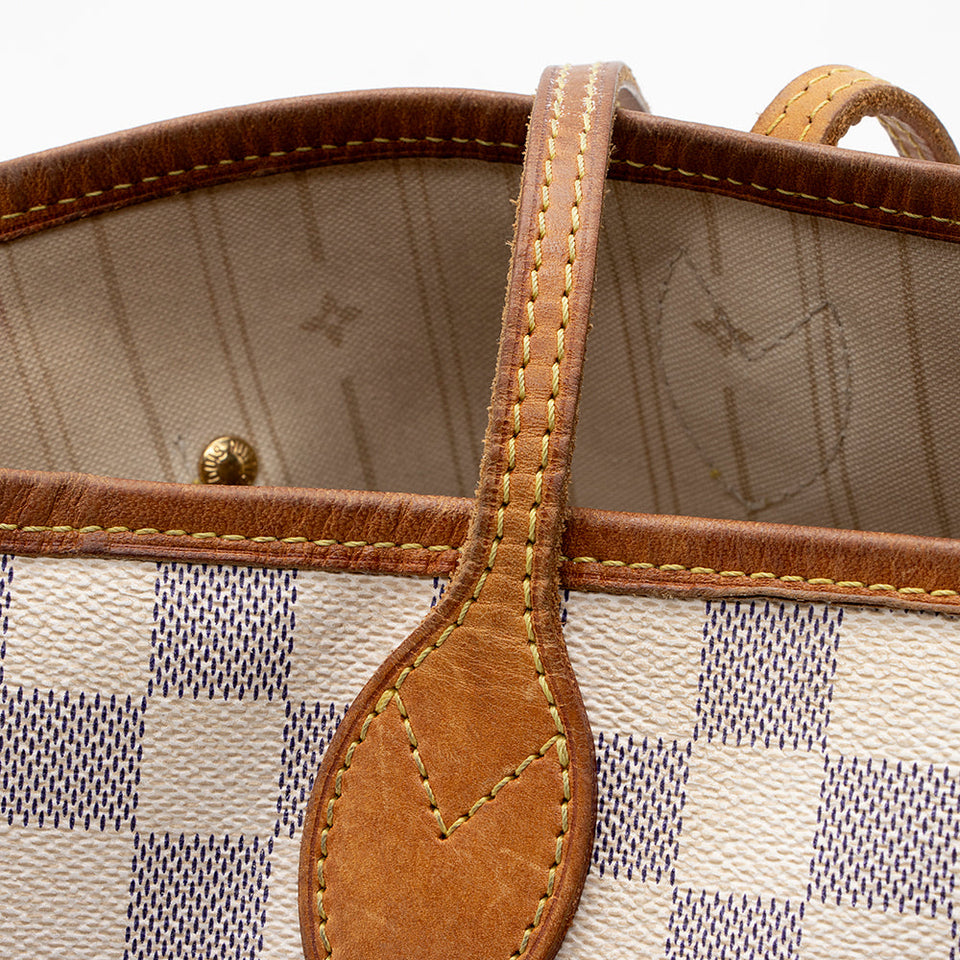 Louis Vuitton Damier Azur Neverfull MM Tote (SHF-19519)