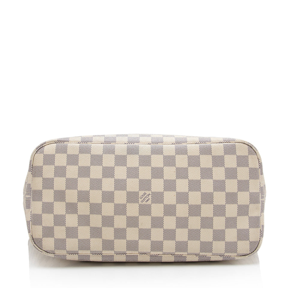 Louis Vuitton Damier Azur Neverfull MM Tote (SHF-UaNXaa)