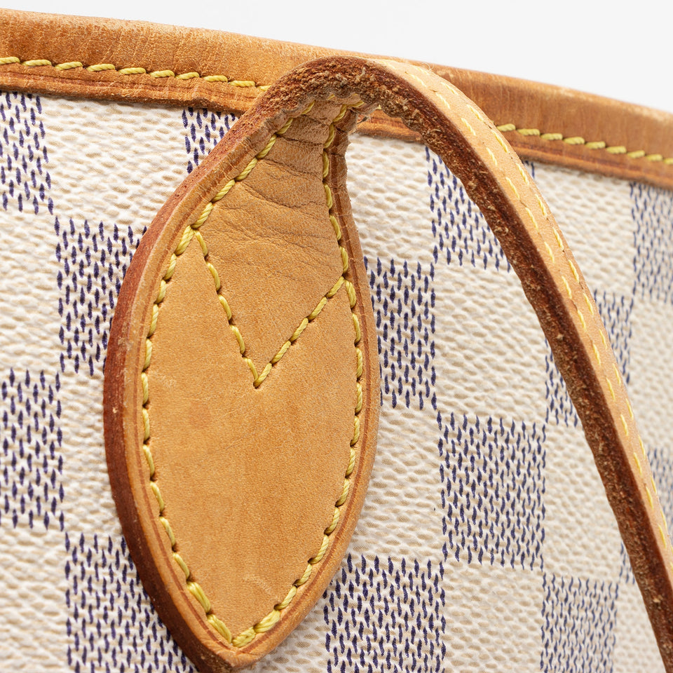 Louis Vuitton Damier Azur Neverfull MM Tote (SHF-UaNXaa)