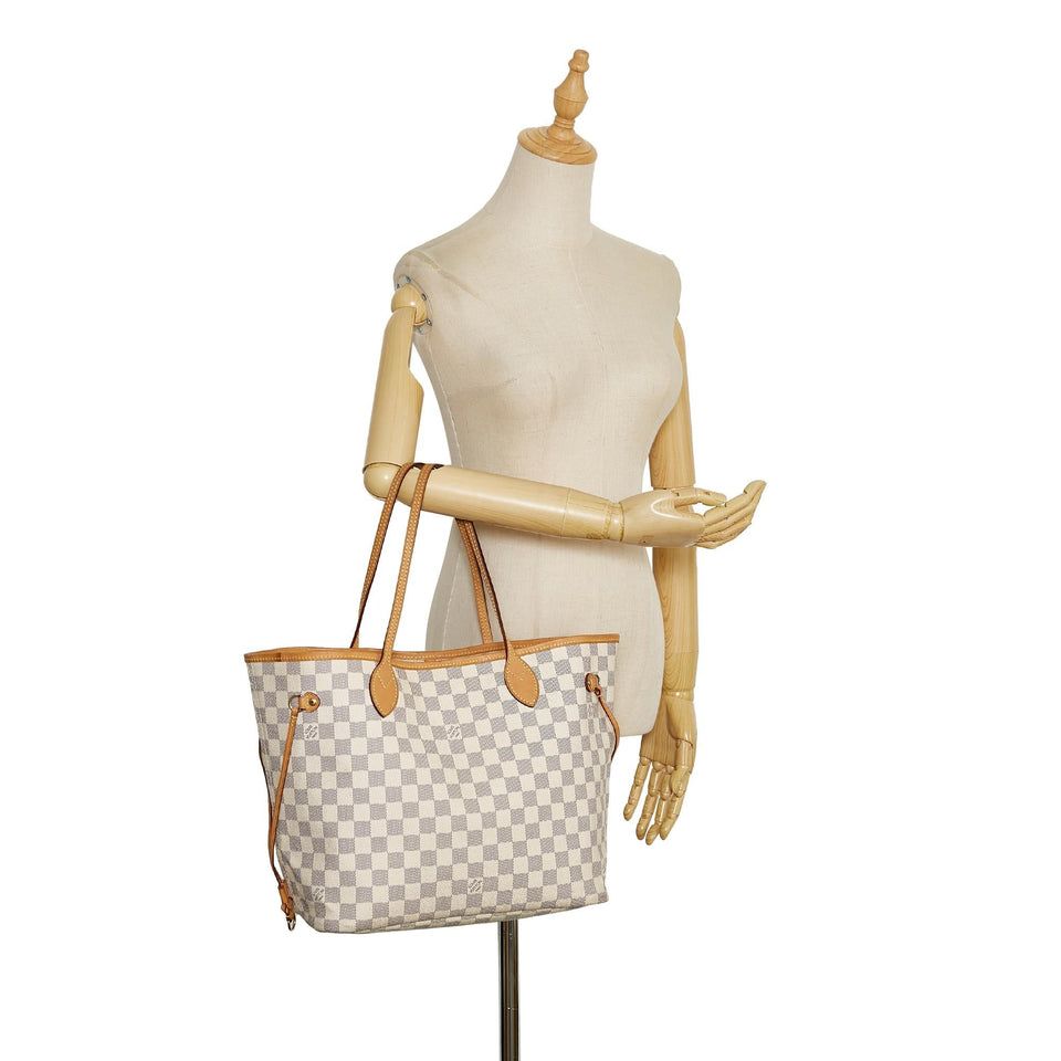 Louis Vuitton Damier Azur Neverfull MM (SHG-37164)