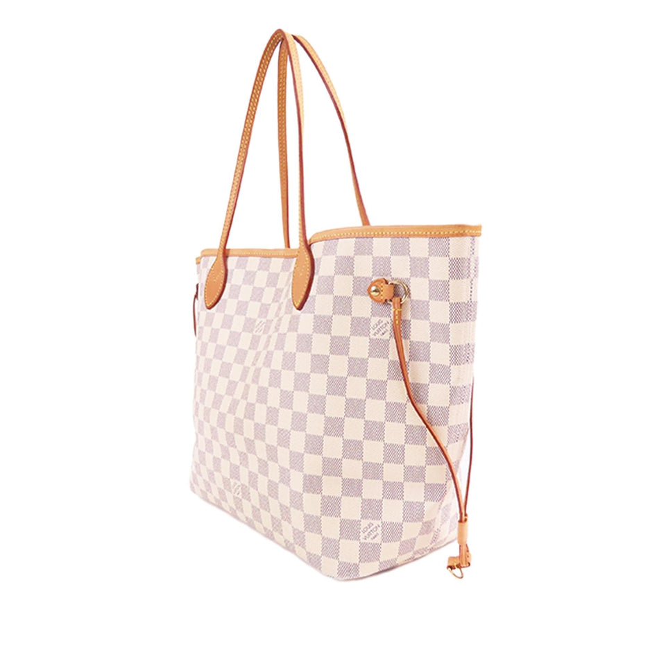 Louis Vuitton Damier Azur Neverfull MM (SHG-u6qcDD)