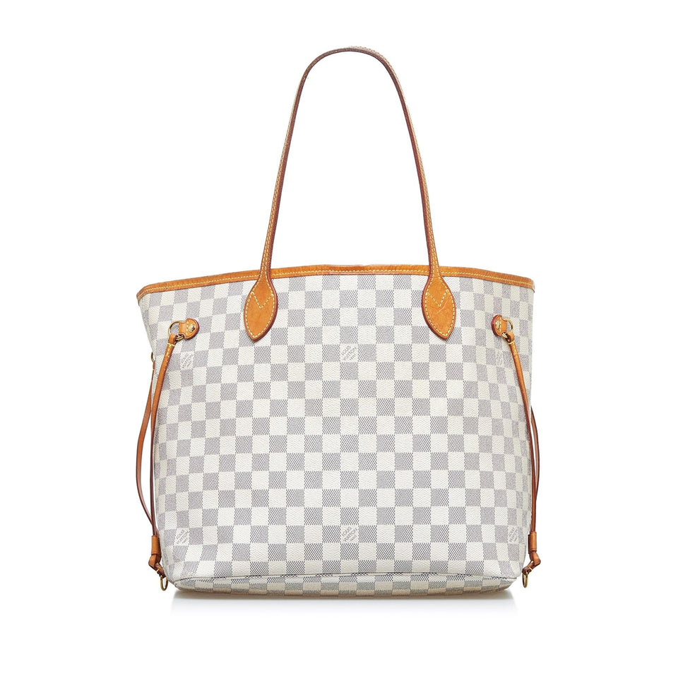 Louis Vuitton Damier Azur Neverfull MM (SHG-pQ1EGp)