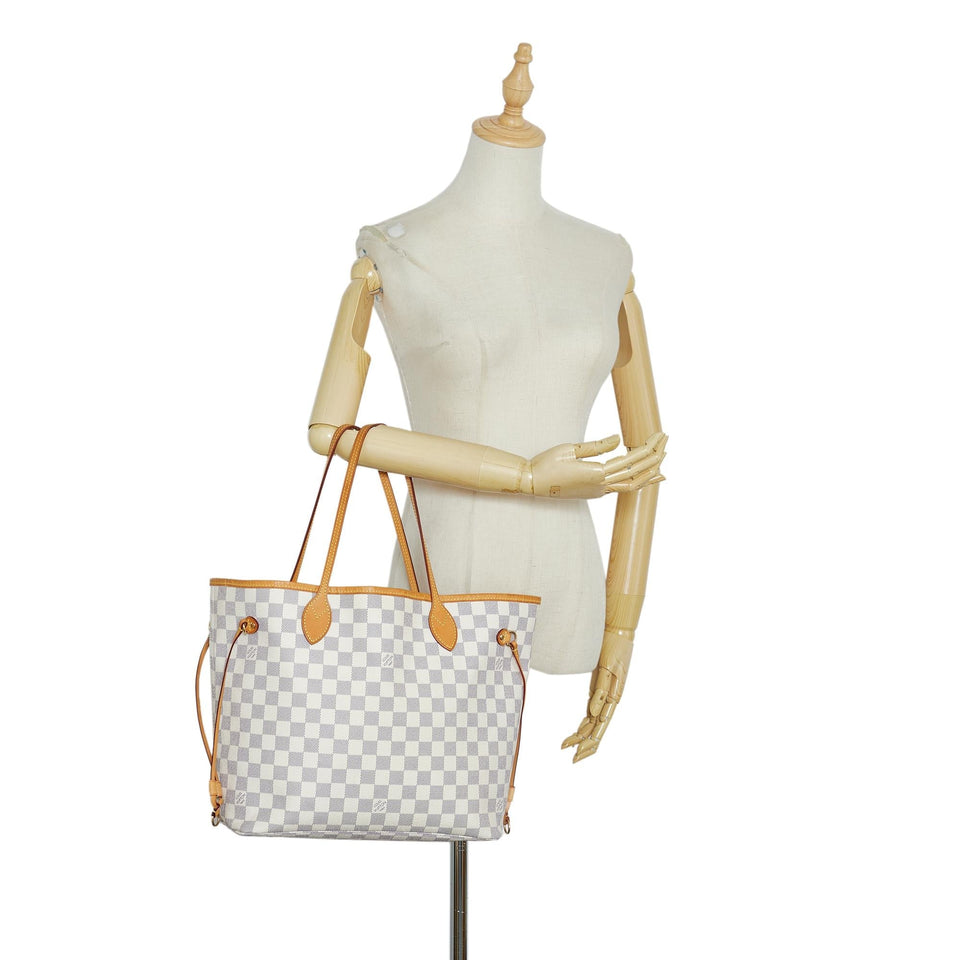 Louis Vuitton Damier Azur Neverfull MM (SHG-QmqcHY)