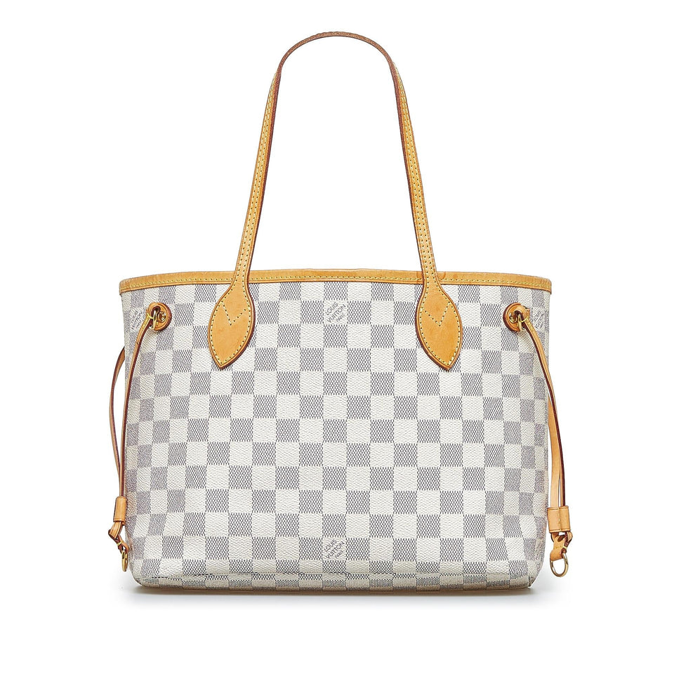 Louis Vuitton Damier Azur Neverfull PM (SHG-yKFV7A)