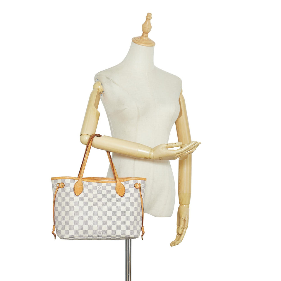 Louis Vuitton Damier Azur Neverfull PM (SHG-yKFV7A)