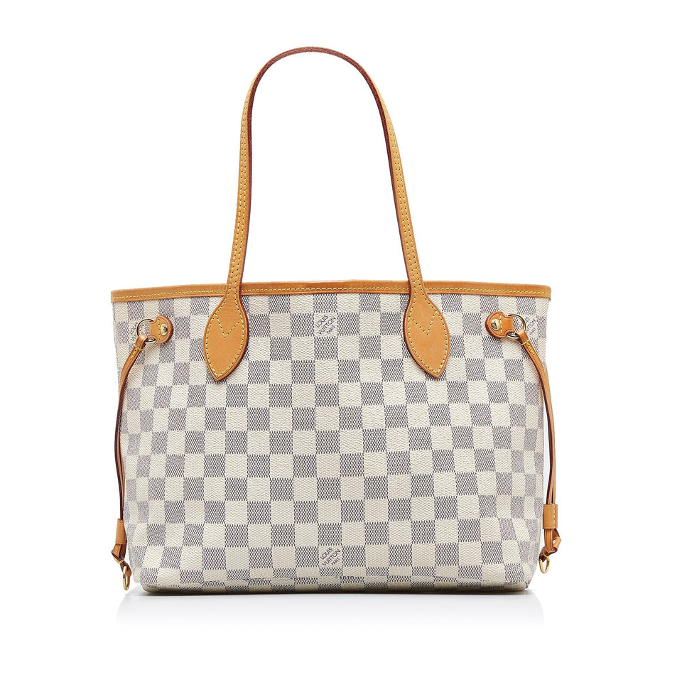 Louis Vuitton Damier Azur Neverfull PM (SHG-oQxg66)