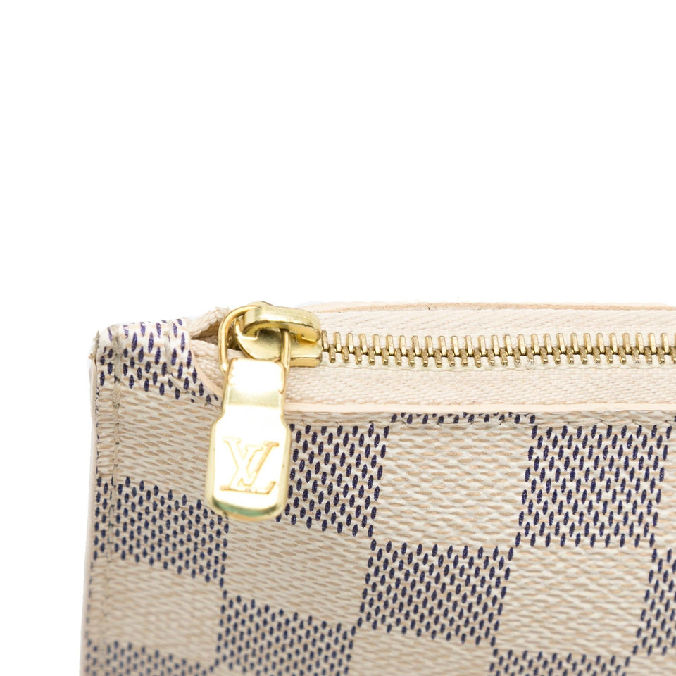 Louis Vuitton Damier Azur Neverfull Pochette (SHG-VX7xaS)