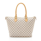 Louis Vuitton Damier Azur Saleya MM Tote (SHF-JjqKAR)