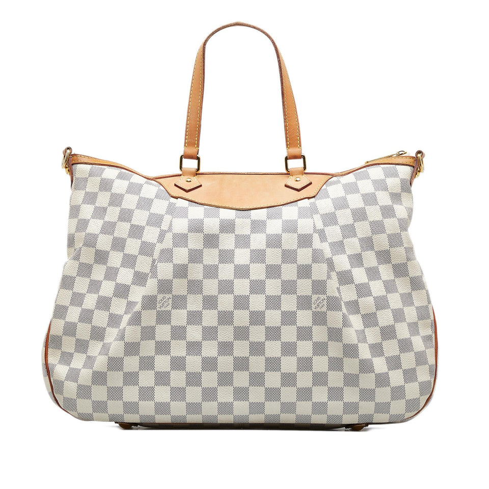 Louis Vuitton Damier Azur Siracusa GM (SHG-rgamPl)