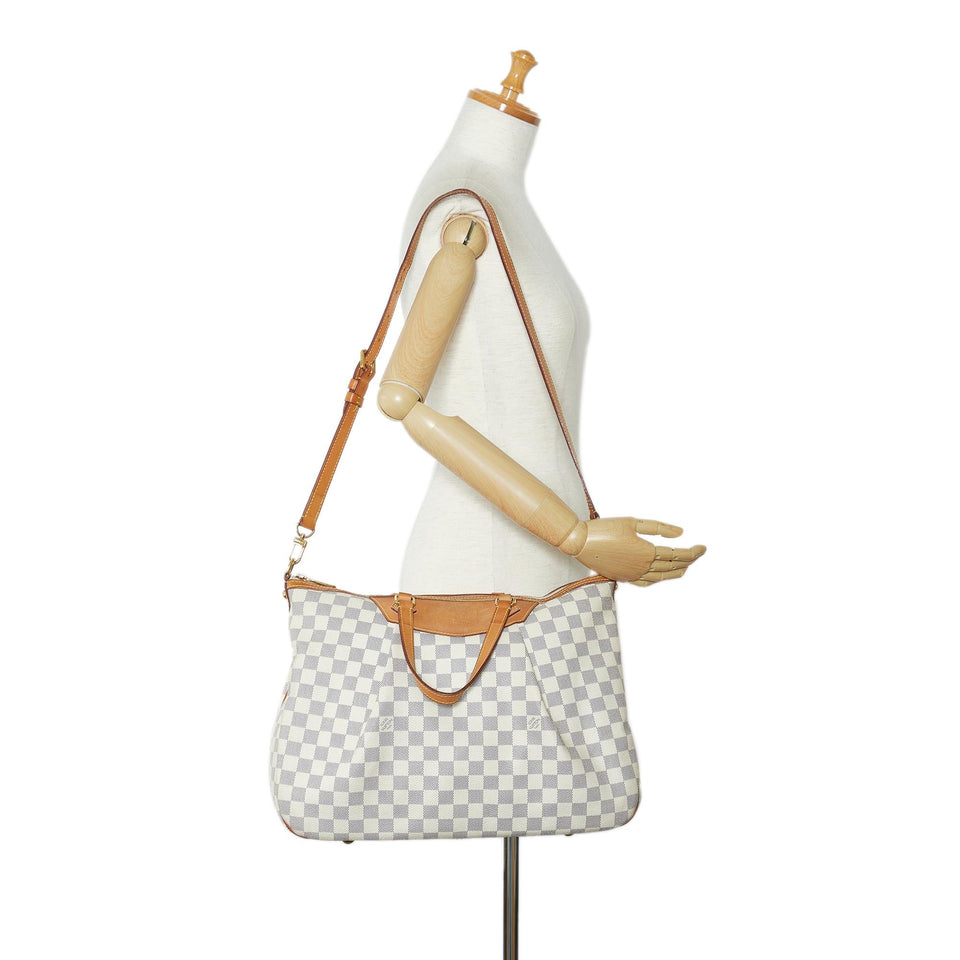 Louis Vuitton Damier Azur Siracusa GM (SHG-rgamPl)