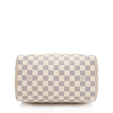 Louis Vuitton Damier Azur Speedy 25 Satchel (SHF-mICLk2)