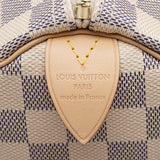 Louis Vuitton Damier Azur Speedy 25 Satchel (SHF-mICLk2)