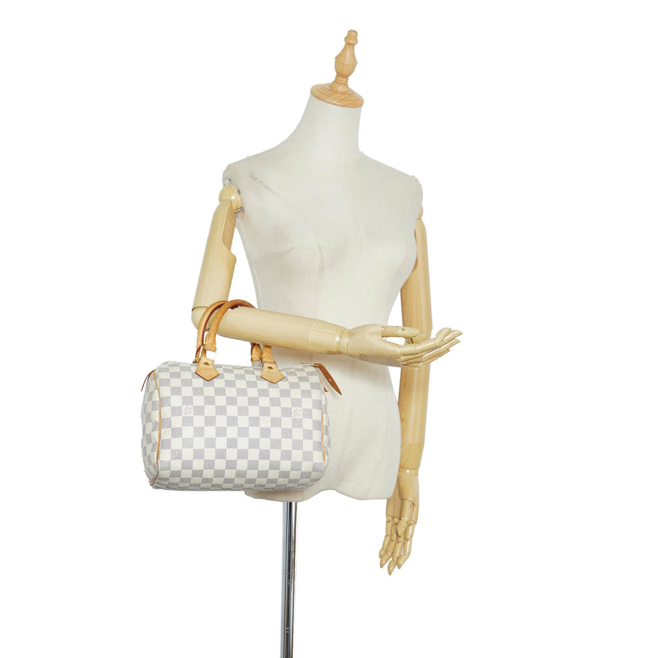 Louis Vuitton Damier Azur Speedy 25 (SHG-KDkuR2)