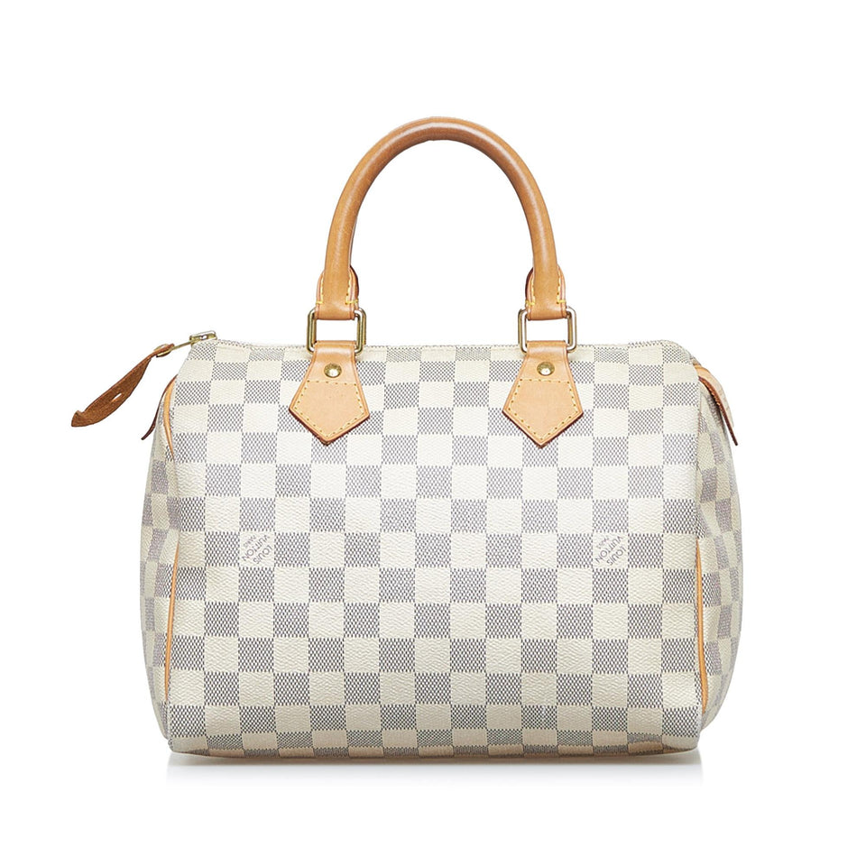 Louis Vuitton Damier Azur Speedy 25 (SHG-vbMjfT)