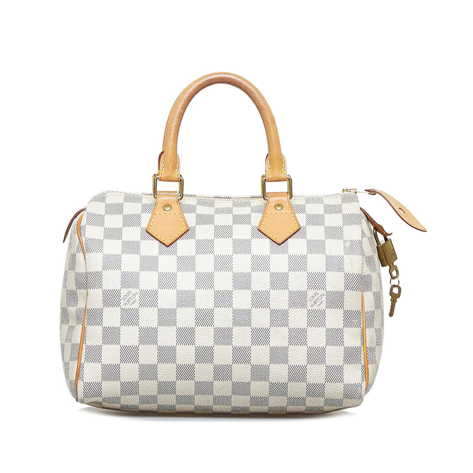 Louis Vuitton Damier Azur Speedy 25 (SHG-5tZIgs)