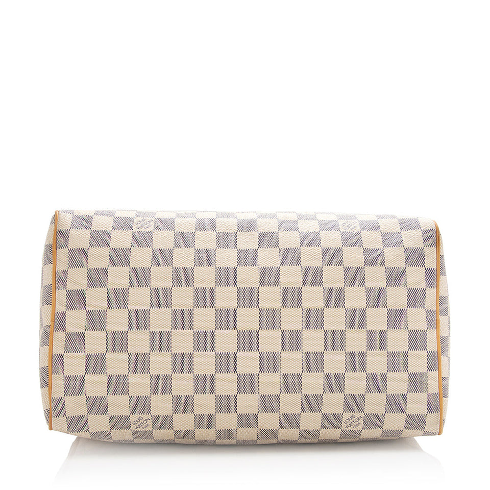 Louis Vuitton Damier Azur Speedy 30 Satchel (SHF-20907)