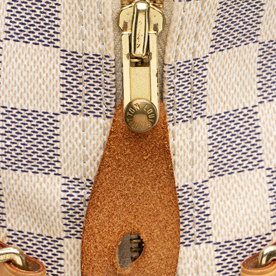 Louis Vuitton Damier Azur Speedy 30 Satchel (SHF-20907)