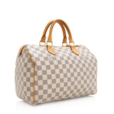 Louis Vuitton Damier Azur Speedy 30 Satchel (SHF-20907)
