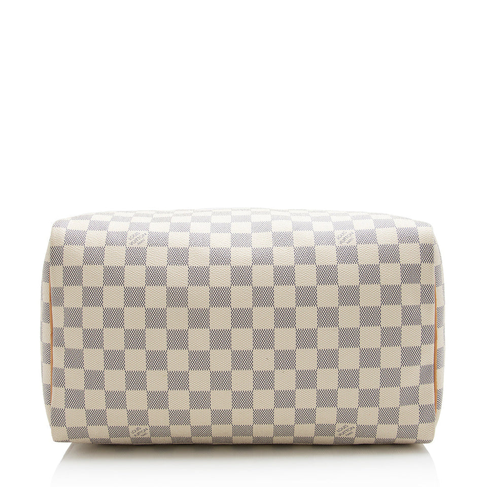 Louis Vuitton Damier Azur Speedy 30 Satchel (SHF-21706)