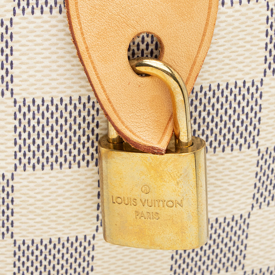 Louis Vuitton Damier Azur Speedy 30 Satchel (SHF-21706)