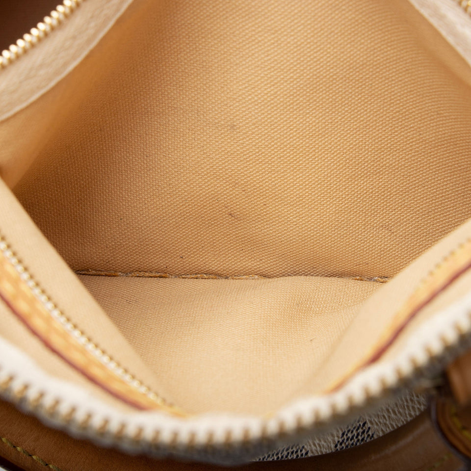 Louis Vuitton Damier Azur Speedy 35 Satchel (SHF-Sjma9Y)