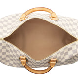 Louis Vuitton Damier Azur Speedy 35 Satchel (SHF-Sjma9Y)