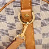 Louis Vuitton Damier Azur Speedy Bandouliere 30 Satchel (SHF-HJLROz)