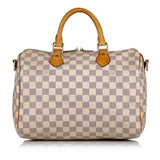 Louis Vuitton Damier Azur Speedy Bandouliere 30 (SHG-33117)