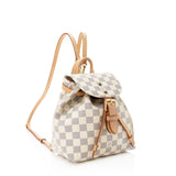Louis Vuitton Damier Azur Sperone BB Backpack (SHF-22428)